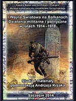 Cover von I Wojna Światowa na Bałkanach : Działanie militarne i polityczne w latach 1914–1918