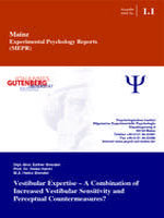 Cover des Mainz Experimental Psychology Reports